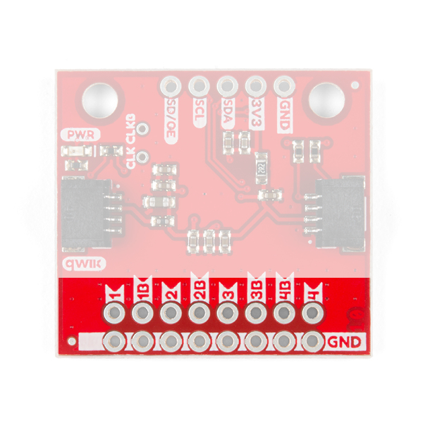 Bottom View of Clock Output