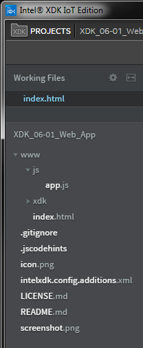 XDK Web App files