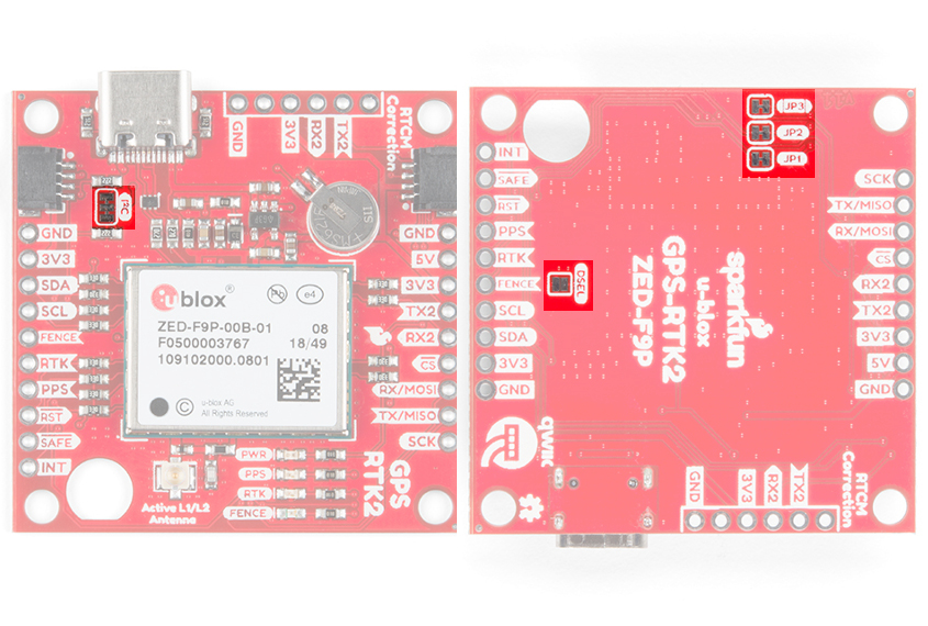 https://cdn.sparkfun.com/assets/learn_tutorials/8/5/6/15136-SparkFun_GPS-RTK2_Board_ZED-F9P_Qwiic-Jumpers.jpg