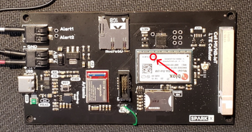 Pad under SMD module